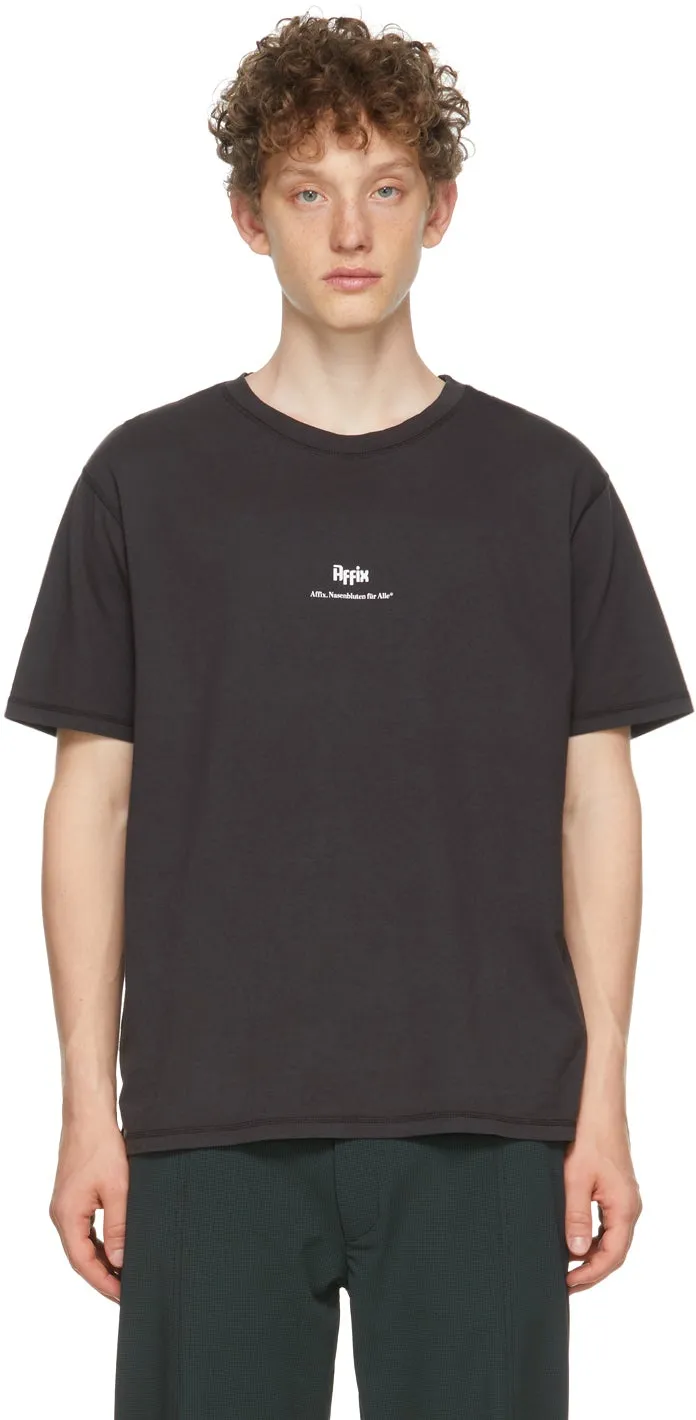 Affix Black Nasenbluten T-Shirt