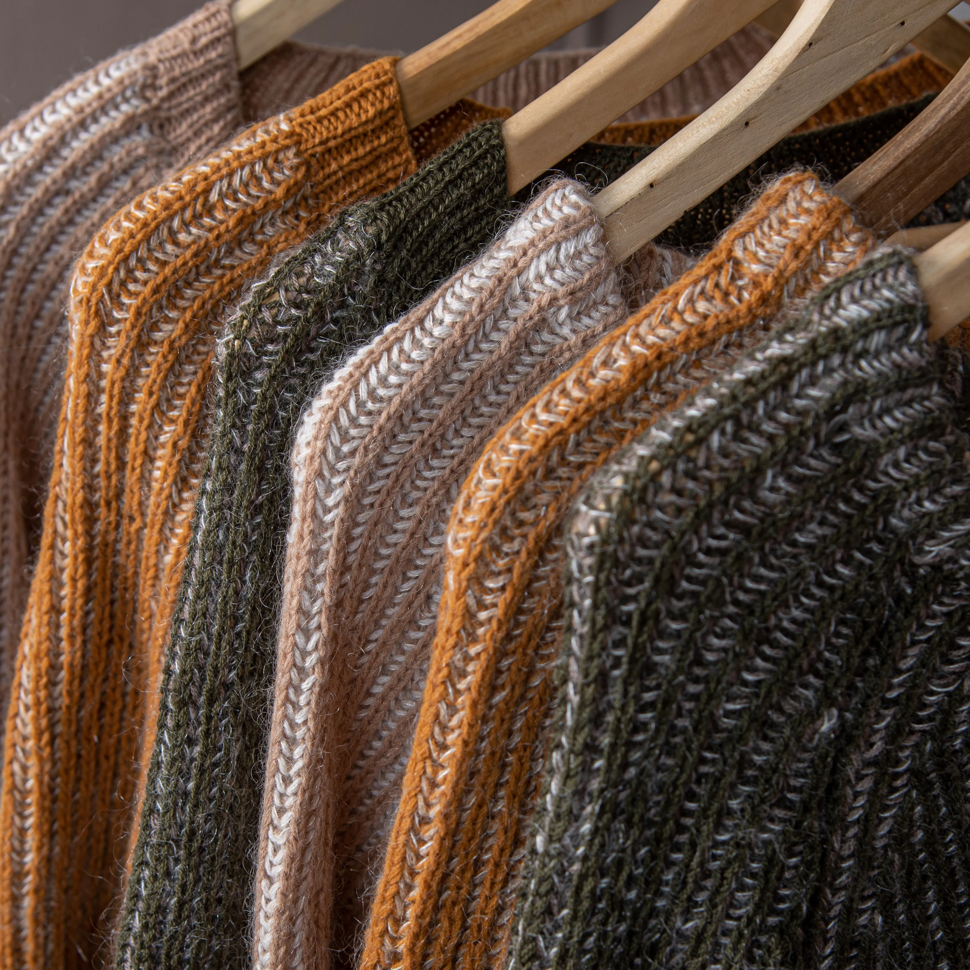 Brioche cardigan (Women) - Moss