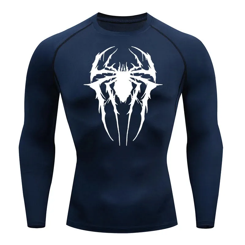 Consumed Web-Slinging Long Sleeve Compression Shirt