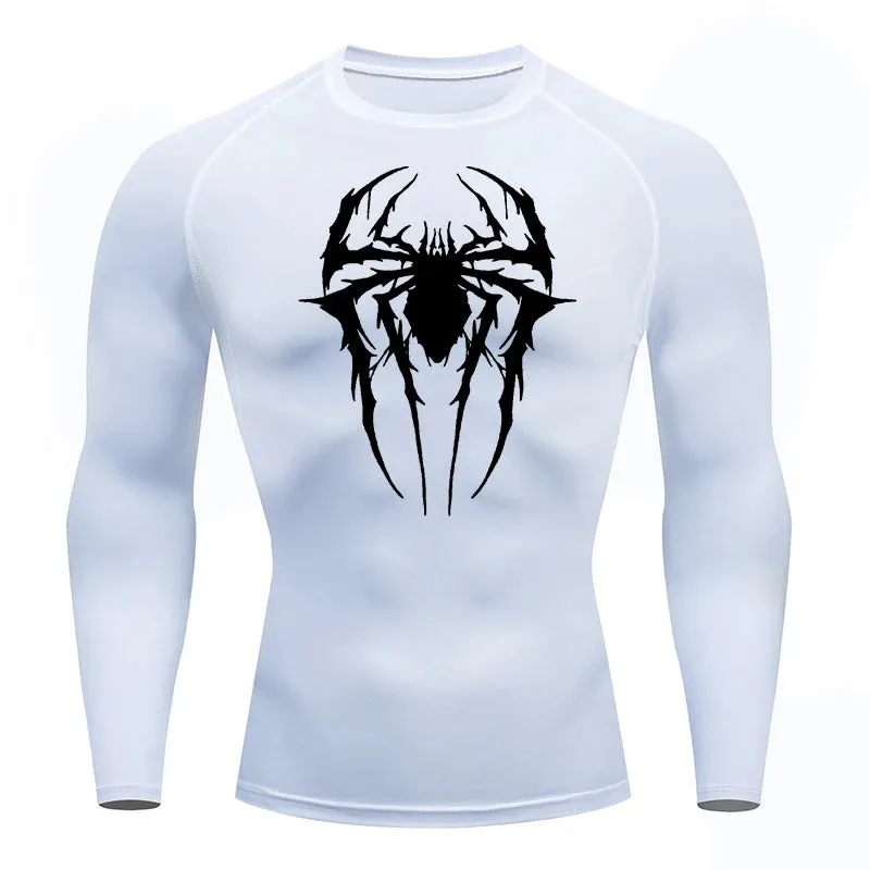 Consumed Web-Slinging Long Sleeve Compression Shirt