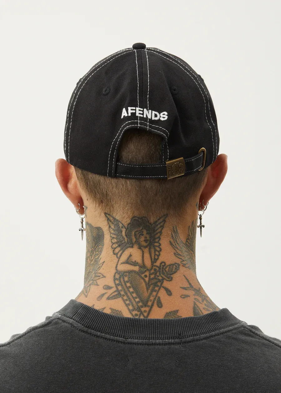 CORE RECYCLED SIX PANEL CAP | BLACK