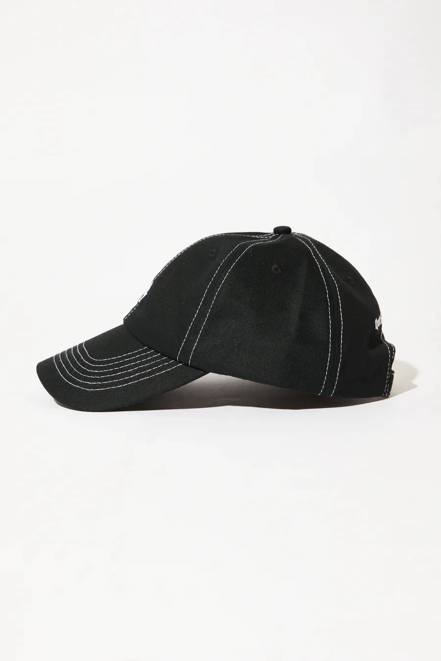 CORE RECYCLED SIX PANEL CAP | BLACK