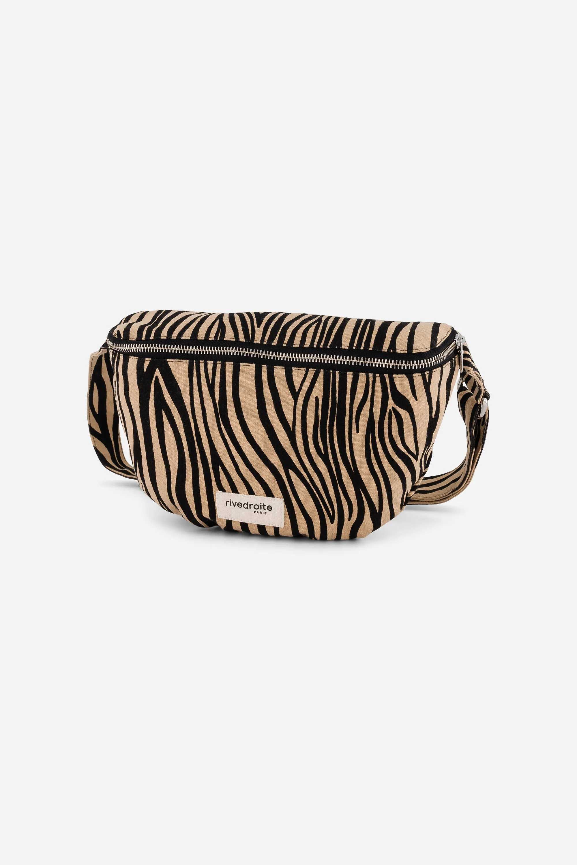 Custine the waist bag - Recycled cotton Zebra