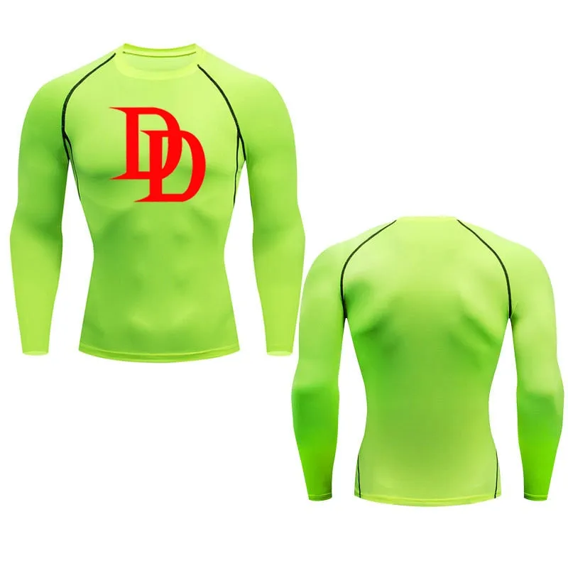 Dare Devil Long Sleeve Compression Shirt