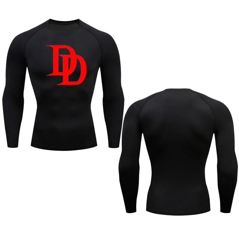 Dare Devil Long Sleeve Compression Shirt