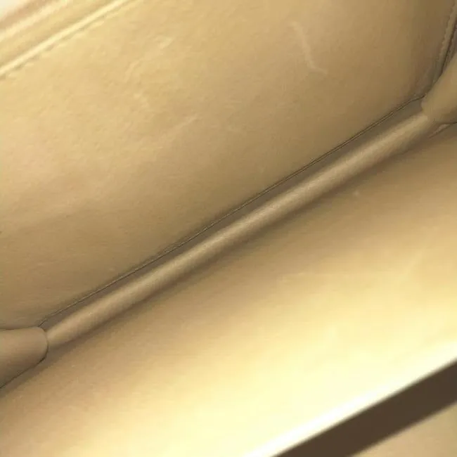 Gucci mod cream leather 1973 top handle bag