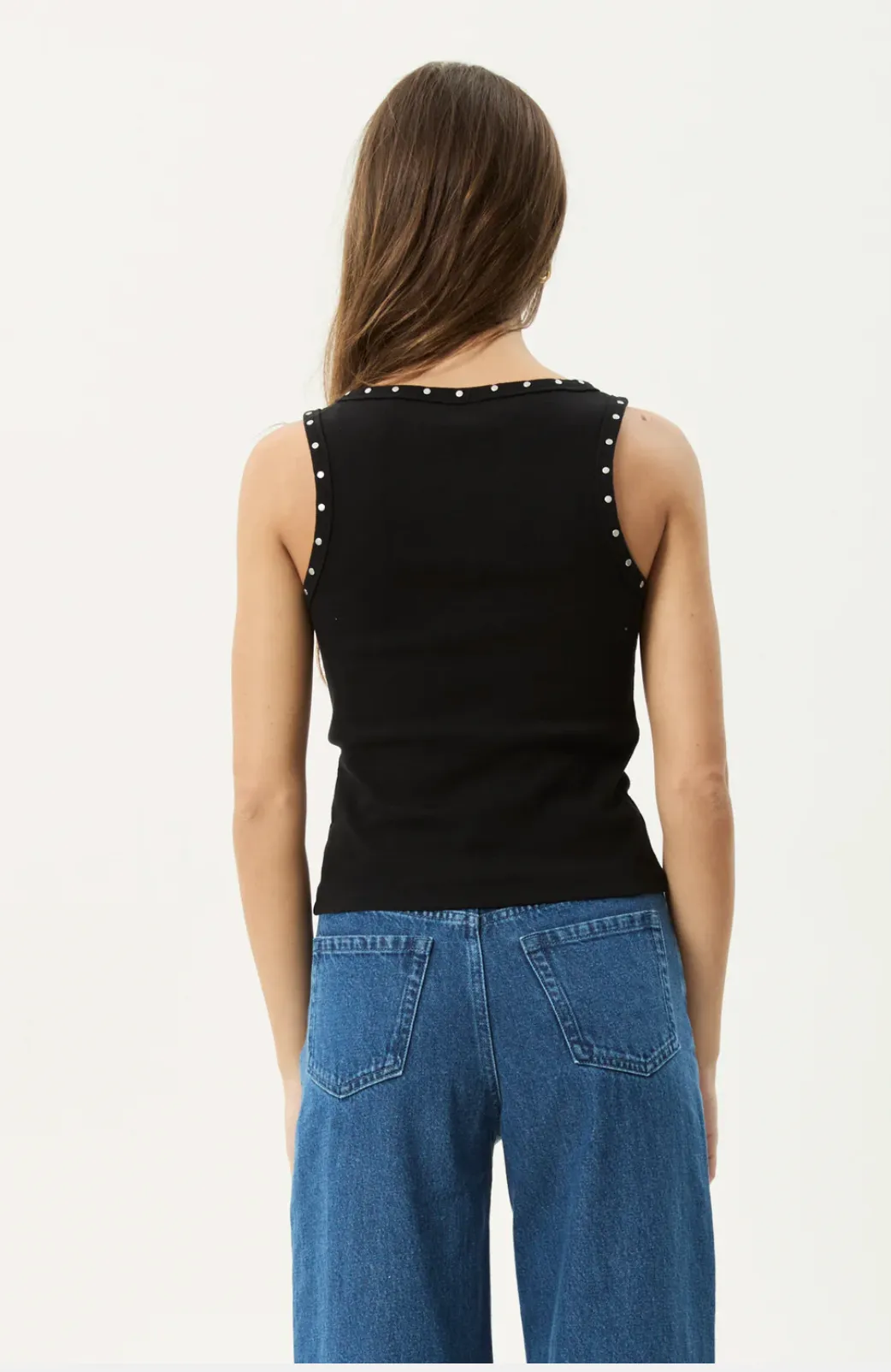 HARDWARE RIB SINGLET | BLACK