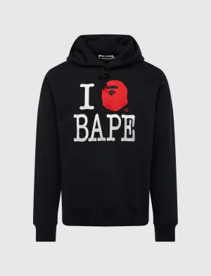 I LOVE BAPE HOODIE