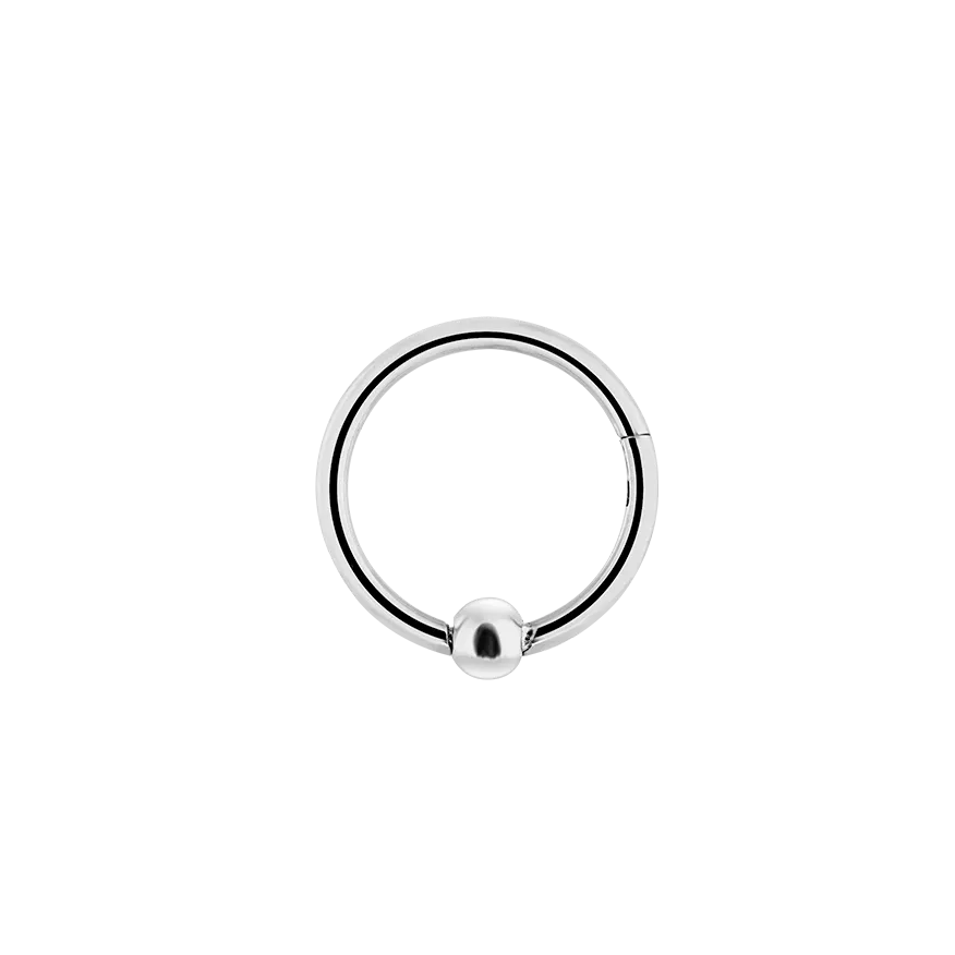 Iconic Ball Clicker Piercing Silber