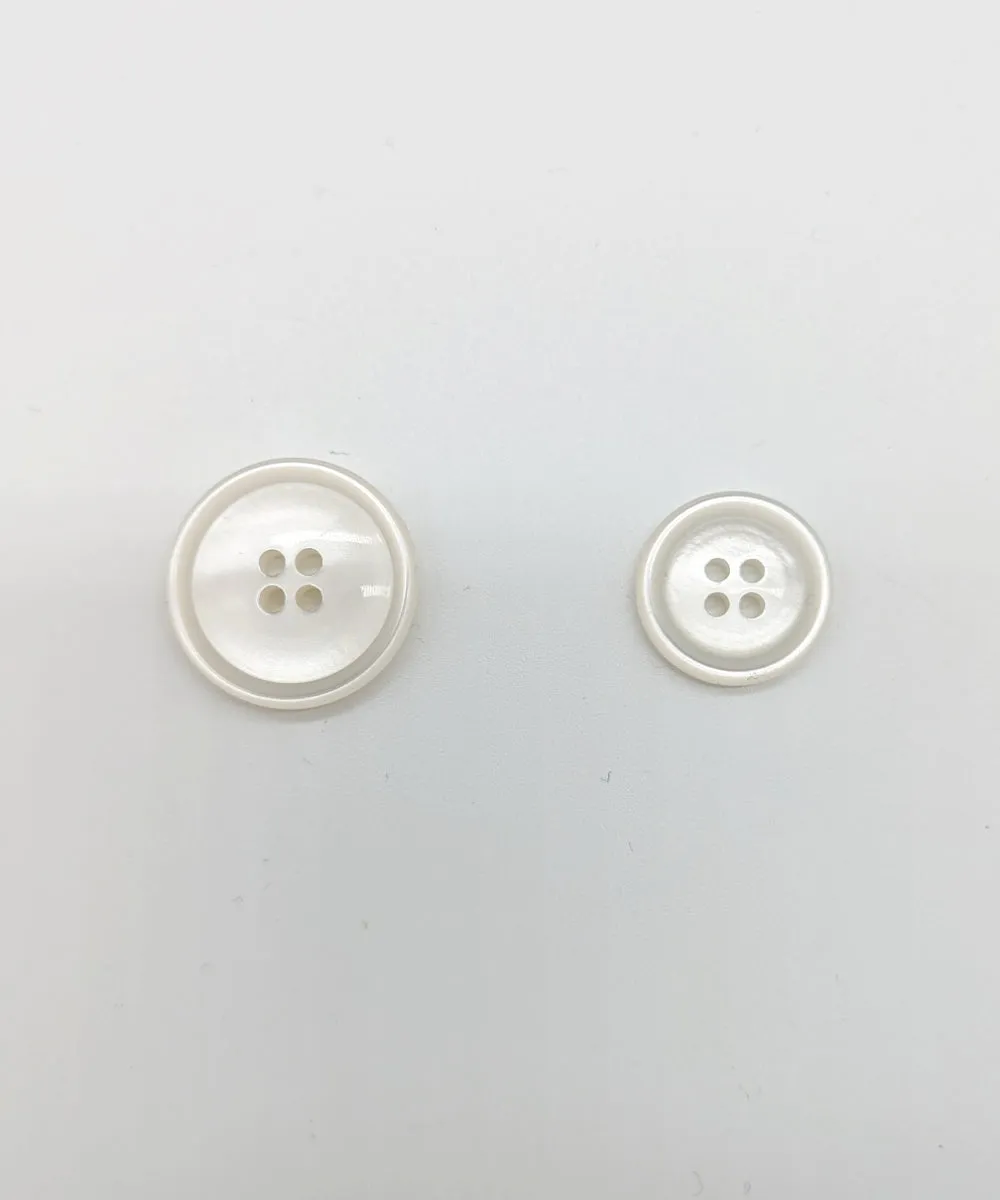 Knopf wei in 18mm und 23mm