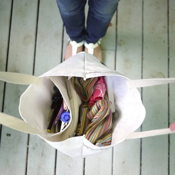 Middle Marker Shoulder Tote