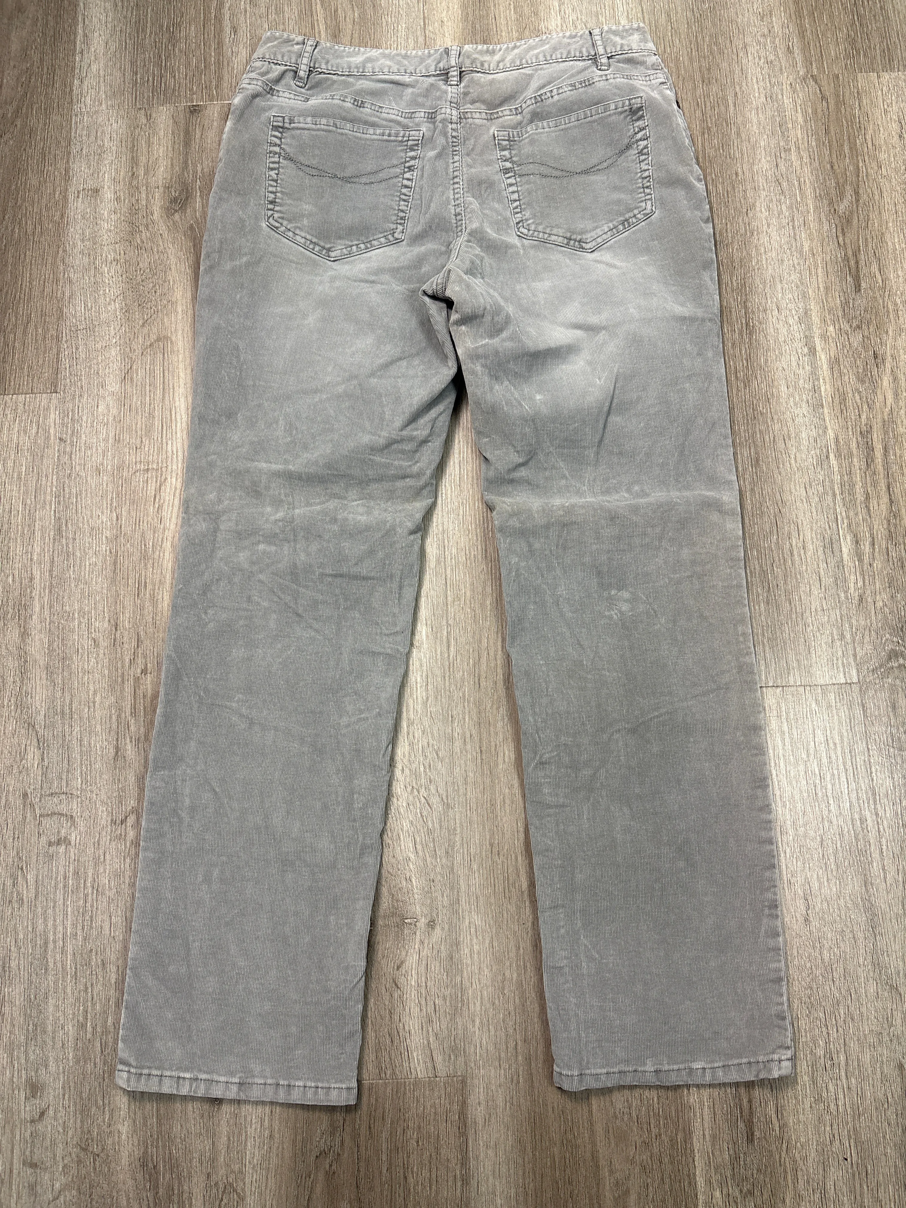 Pants Corduroy By J. Jill In Grey, Size: S
