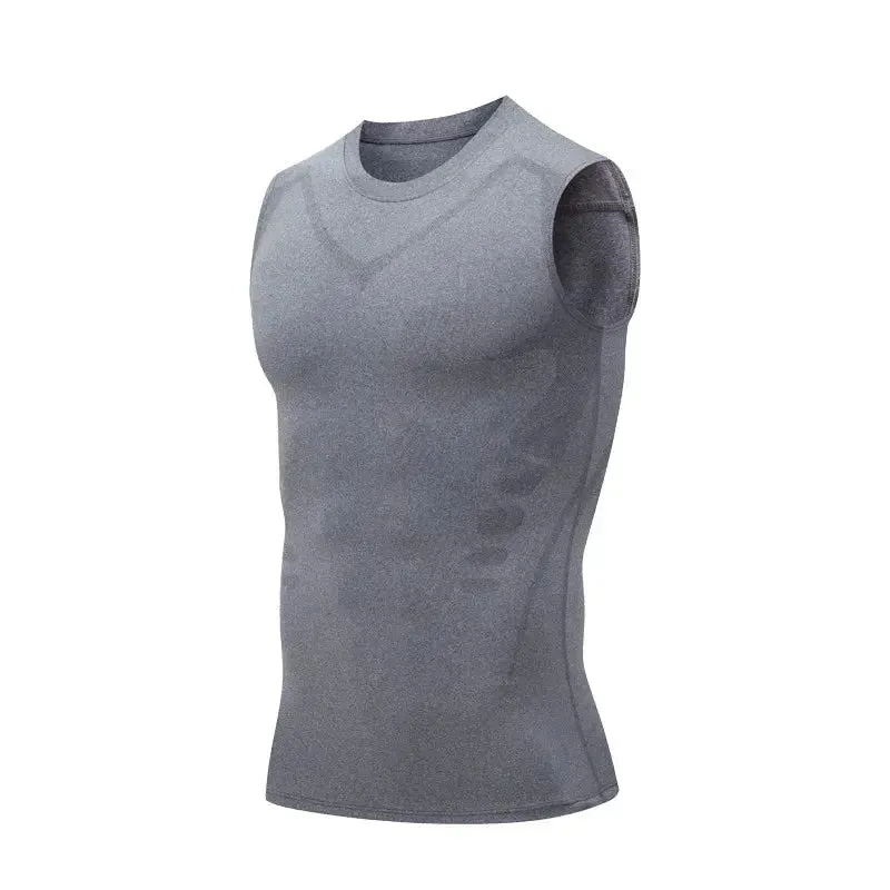 Plus Size Mens Gym Tank Top - Compression Vest