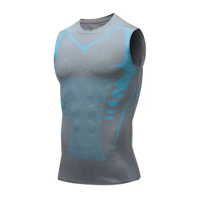 Plus Size Mens Gym Tank Top - Compression Vest