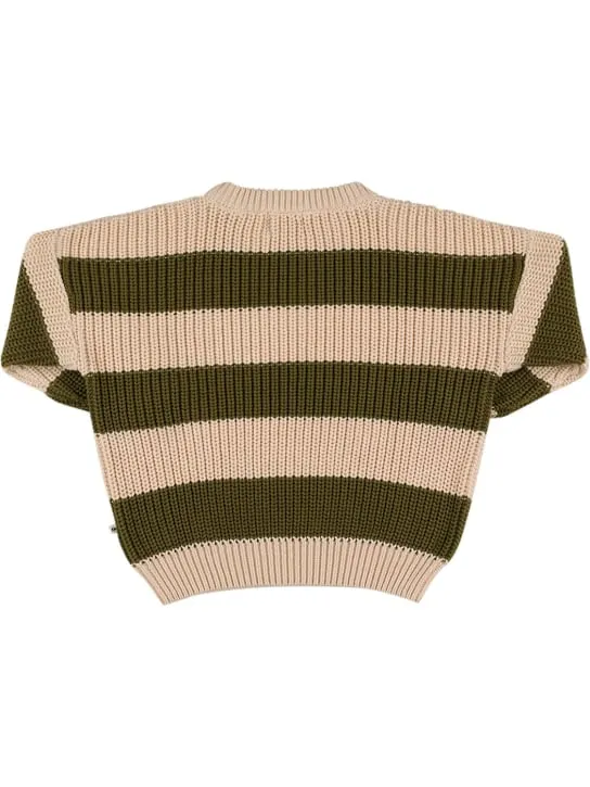 The New Society   Organic cotton knit sweater 