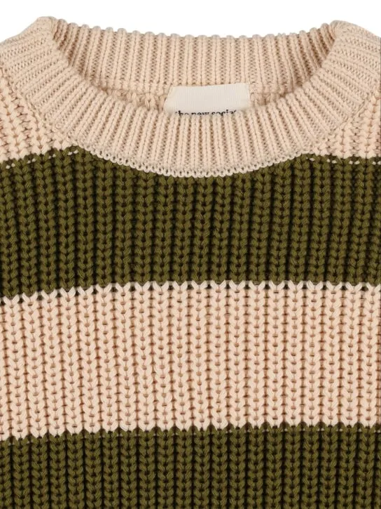 The New Society   Organic cotton knit sweater 