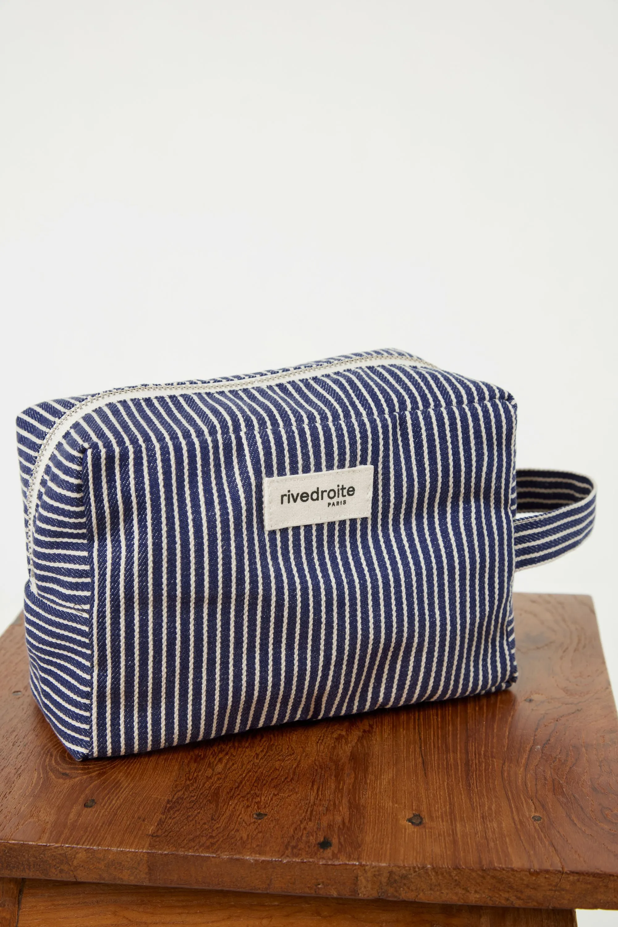 Tournelles the XL pouch - Recycled cotton Océan